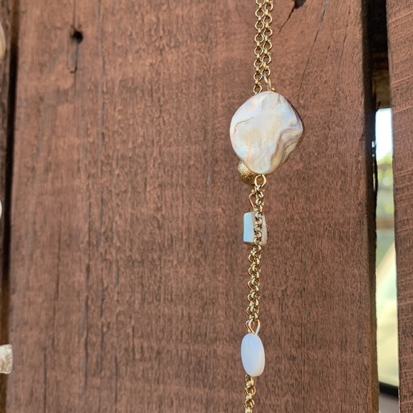 CJ Banks long beaded/stone necklace, nwt - Picture 3 of 5